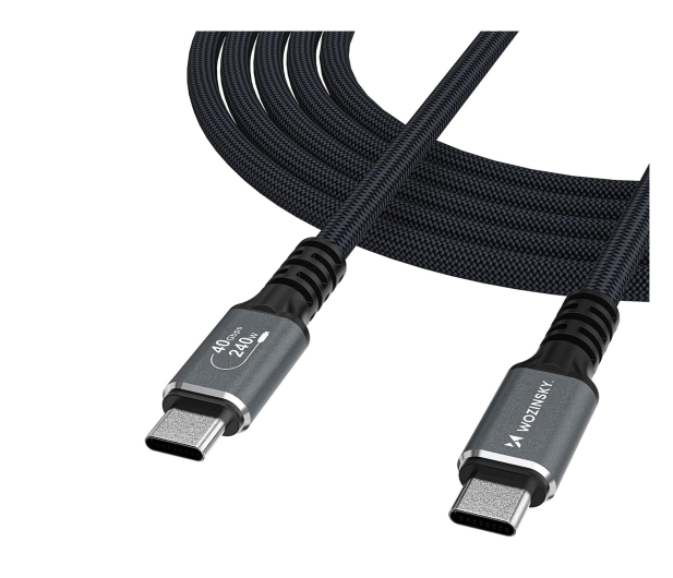 Wozinsky Kabel USB-C 240W 2m 4K czarny WPS-UY42S - 1487923 - zdjęcie 2